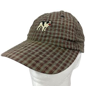 Vintage Big Dogs Heavy Patina 100% Cotton Lightweight Embroidered Hat Cap Strap